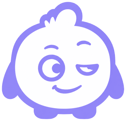 Mascote Pipo dando tchauzinho convidativo com uma patinha e apontando o botão com a outra (fechamento da landing)